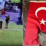 Muğla’da gece vakti ‘bayrak’ provokasyonu! Ateşe verip uzaklaşan şahıs yakalandı